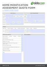 Home Mods Assessment Form